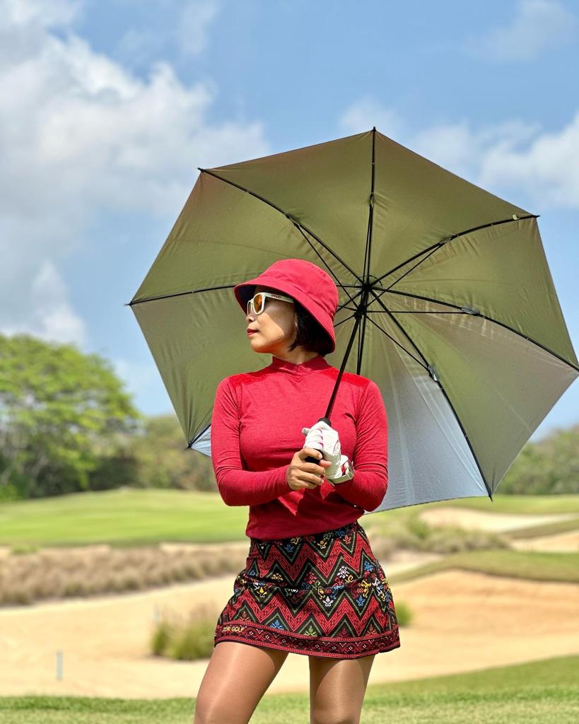 LT-100D || Ladies Top Dark Red with Red Faux Lace Side Panel & Shoulders Slash Rour With V Featured Collar / Panel Collar